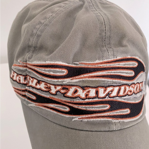 Harley Davidson Vintage Military Style Cap - Picture 2 of 9
